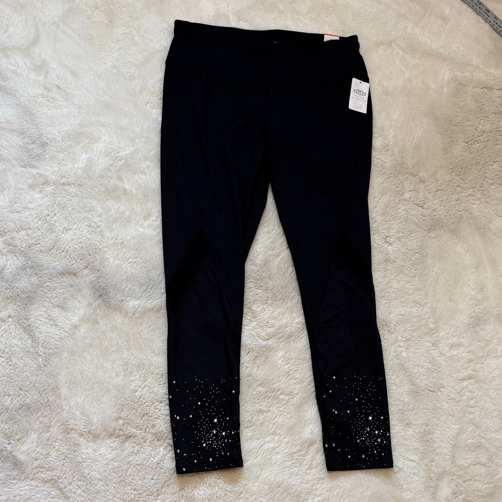 Maurices Black Leggings with Starry Accents